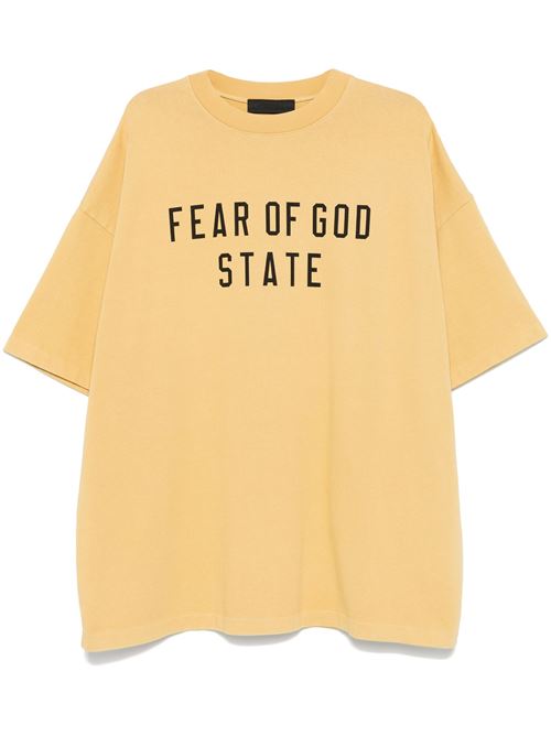 T-shirt with stamp FEAR OF GOD | 125BT242003FAMBER